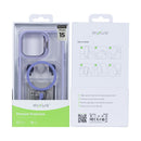 Rixus Classic 03 Case With MagSafe For iPhone 15 Light Purple