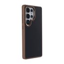 Rixus Mag Carbon With MagSafe For Samsung Galaxy S25 Ultra S938B Brown