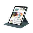 For iPad 10 10.9" 2022  PU Leather Protective Case Midnight Green