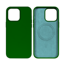 Rixus For iPhone 14 Plus Soft TPU Phone Case With MagSafe Dark Green