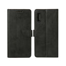 Rixus Bookcase For Samsung Galaxy A7 A750F Black