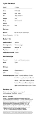 DTNO 1 DT8 Max Smart Watch Black