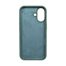Rixus For iPhone 16 Soft TPU Phone Case Dark Green