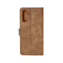 Rixus Bookcase For Samsung Galaxy A16 A166E Light Brown