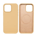 Rixus For iPhone 16 Pro Max Soft TPU Phone Case With MagSafe Gold
