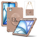 Rixus RXTC08 Anti Shock Case For iPad 7, 8, 9 10.2" (2019, 2020, 2021) Latte