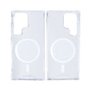 Rixus For Samsung Galaxy S24 Ultra 5G S928B Magnetic Clear Case