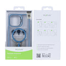 Rixus Classic 03 Case With MagSafe For iPhone 15 Pro Light Blue