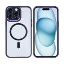 Rixus Classic 04 Case With MagSafe For iPhone 15 Pro Purple