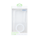 Rixus For Samsung Galaxy Z Flip5 Magnetic Clear Case TPU White