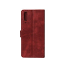 Rixus Bookcase For Samsung Galaxy A7 A750F Dark Red