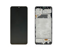 Samsung Galaxy A22 A225F Display And Digitizer With Frame Black Service Pack
