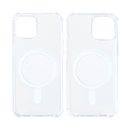Rixus For iPhone 12 Mini  Anti-Burst Case With Magsafe Transparent