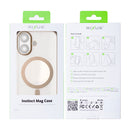 Rixus Instinct Mag Case For iPhone 16 Desert Titanium