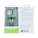 Rixus Classic 03 Case With MagSafe For iPhone 14 Pro Max Light Green