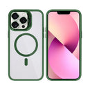 Rixus Classic 03 Case With MagSafe For iPhone 12, 12 Pro Dark Green