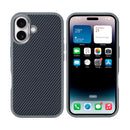 Rixus Mag Carbon With MagSafe For iPhone 16 Plus Titanium Grey