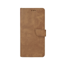 Rixus Bookcase For Samsung Galaxy A25 5G A256B Light Brown