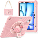 Rixus RXTC08 Anti Shock Case For iPad Pro 13" (2024) Cherry Blossoms Pink