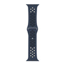 For Apple Watch 42mm, 44mm, 45mm, 49mm Silicone Double Color Sport Band Blue/Black Retail Box