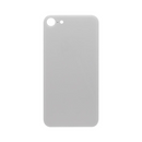For iPhone 8 Extra Glass White (Enlarged camera frame)