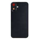 For iPhone 16 Extra Glass With NFC, Enlarged Camera Frame Black