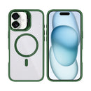 Rixus Classic 03 Case With MagSafe For iPhone 16 Plus Dark Green