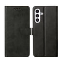 Rixus Bookcase For Samsung Galaxy A56 A566B Black