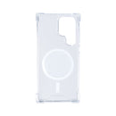 Rixus For Samsung Galaxy S24 Ultra 5G S928B Anti-Burst Case With MagSafe Transparent