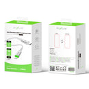 Rixus RXUC21L Auto Disconnect USB-C To Lightning Cable White