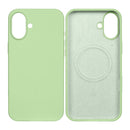 Rixus For iPhone 16 Soft TPU Phone Case With MagSafe Matcha