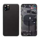 For iPhone 11 Pro Max Complete Housing Incl. All Small Parts Without Battery and Back Camera (Black)