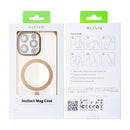 Rixus Instinct Mag Case For iPhone 12 Pro Max Desert Titanium