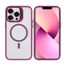 Rixus Classic 03 Case With MagSafe For iPhone 13 Pro Dark Pink