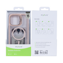 Rixus Classic 03 Case With MagSafe For iPhone 15 Pro Max Light Pink
