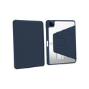 For iPad Air 13" (2024) PU Leather Protective Case  Dark Blue