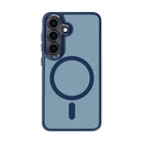 Rixus Classic 04 Case With MagSafe For Samsung Galaxy S25 Plus S936B Dark Blue
