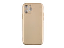 Rixus For iPhone 11 Pro Soft TPU Phone Case Gold