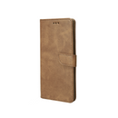 Rixus Bookcase For Samsung Galaxy A35 5G A356B Light Brown