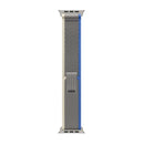 For Apple Watch 42mm, 44mm, 45mm, 49mm Nylon Band Trail Loop Blue/Gray Retail Box