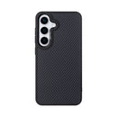 Rixus Mag Carbon With MagSafe For Samsung Galaxy S25 Plus S936B Titanium Black