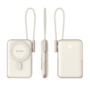 Rixus RXPB29 Magnetic Powerbank 10.000 mAh With USB-C Cable Build-In Rose Gold