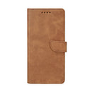 Rixus Bookcase For Samsung Galaxy A26 A266B Light Brown