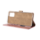 Rixus Bookcase For Samsung Galaxy A72 4G Pink