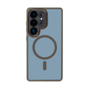 Rixus Classic 04 Case With MagSafe For Samsung Galaxy S25 Ultra S938B Brown