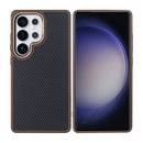 Rixus Mag Carbon With MagSafe For Samsung Galaxy S25 Ultra S938B Brown