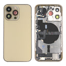 For iPhone 13 Pro Complete Housing incl. All Small Parts Without Battery & Back Camera Gold