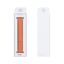 For Apple Watch 42mm, 44mm, 45mm, 49mm Magnetic Silicone Band Double Color Orange/Black Retail Box
