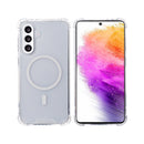Rixus Anti-Burst Case With MagSafe For Samsung Galaxy A56 A566B Transparent