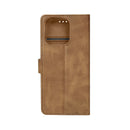 Rixus Bookcase For iPhone 16 Pro Max Light Brown